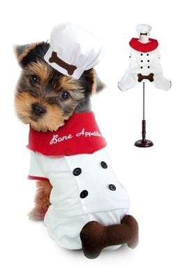 Bone Appetit Dog Chef Halloween Costume