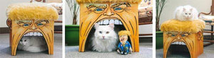 Pet Stop Store Donald's Spacious Empty Head Presidential Playhouse for Cats
