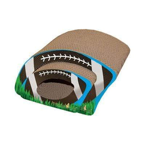 Pet Stop Store Fun Football Shaped (2-in-1) Scratcher for Cats